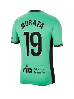 Atletico Madrid Alvaro Morata #19 Ausweichtrikot 2023-24 Kurzarm
